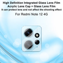 Load image into Gallery viewer, imak Integrated Rear Camera Lens Tempered Glass Film, For Xiaomi Redmi Note 12 4G Global, For Xiaomi Redmi Note 12 Turbo 5G