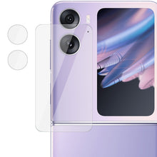 Load image into Gallery viewer, 1 Sets imak Tempered Glass Rear Camera Protection Ring + Glass Rear Screen Sticker, For OPPO Find N2 Flip 5G