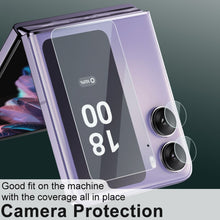 Load image into Gallery viewer, 1 Sets imak Tempered Glass Rear Camera Protection Ring + Glass Rear Screen Sticker, For OPPO Find N2 Flip 5G