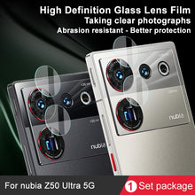 Load image into Gallery viewer, IMAK Rear Camera Glass Lens Film, 1 Set Package, For ZTE nubia Z50 Ultra 5G