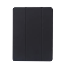 Load image into Gallery viewer, 3-folding Electric Pressed Skin Texture Horizontal Flip Shockproof Transparent TPU + PU Leather Case with Holder &amp; Pen Slot &amp; Sleep / Wake-up Function, For iPad 10.2 2021 / 2020 / 2019