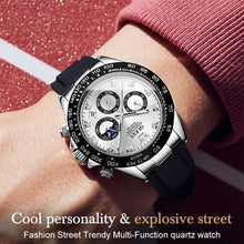Load image into Gallery viewer, OLEVS 2875 Men Multifunctional Sports Chronograph Waterproof Quartz Watch