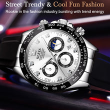 Load image into Gallery viewer, OLEVS 2875 Men Multifunctional Sports Chronograph Waterproof Quartz Watch