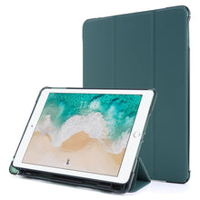 Load image into Gallery viewer, Airbag Horizontal Flip Leather Case with Three-fold Holder &amp; Pen Holder, For iPad 9.7 (2018) &amp; (2017), For iPad Air 2