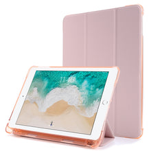 Load image into Gallery viewer, Airbag Horizontal Flip Leather Case with Three-fold Holder &amp; Pen Holder, For iPad 9.7 (2018) &amp; (2017), For iPad Air 2