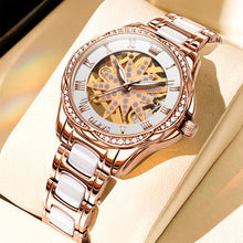 Load image into Gallery viewer, OLEVS 6681 Women Multifunctional Hollow Waterproof Mechanical Watch