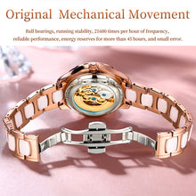 Load image into Gallery viewer, OLEVS 6681 Women Multifunctional Hollow Waterproof Mechanical Watch