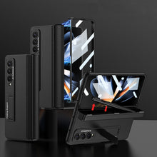 Load image into Gallery viewer, GKK Integrated Fold Hinge Leather Phone Case with Holder