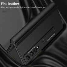 Load image into Gallery viewer, GKK Integrated Fold Hinge Leather Phone Case with Holder