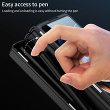 Load image into Gallery viewer, GKK Integrated Fold Hinge Leather Phone Case with Holder