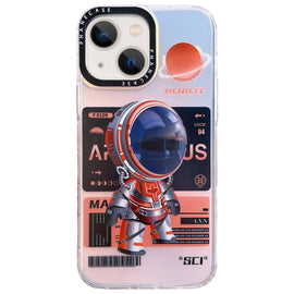 Mechanical Astronaut Pattern TPU Phone Case