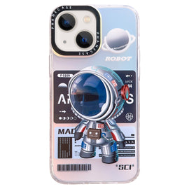 Mechanical Astronaut Pattern TPU Phone Case