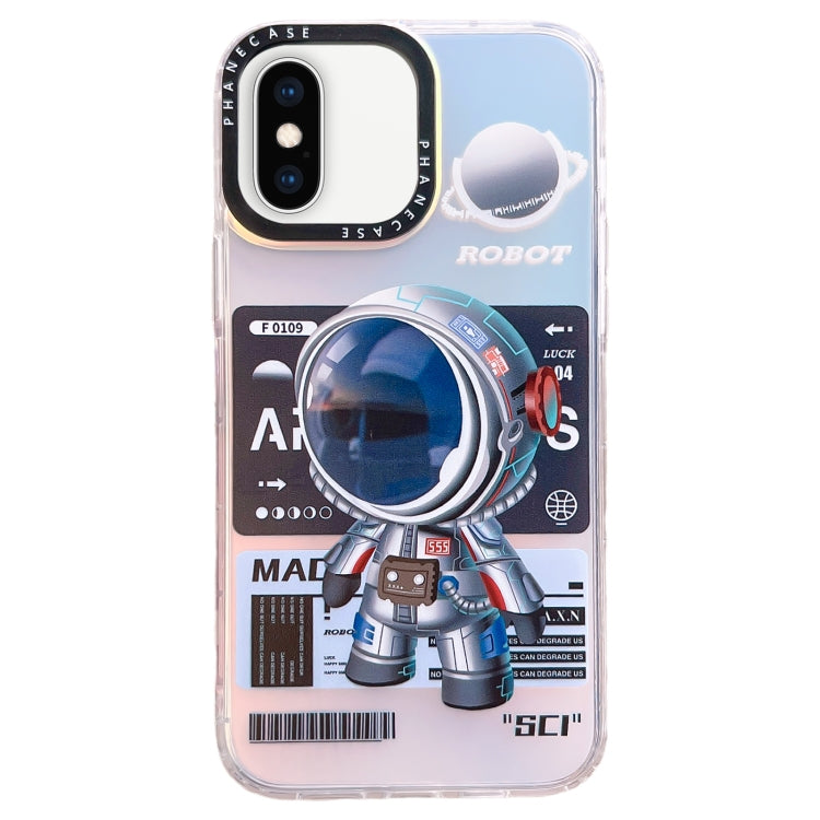 Mechanical Astronaut Pattern TPU Phone Case