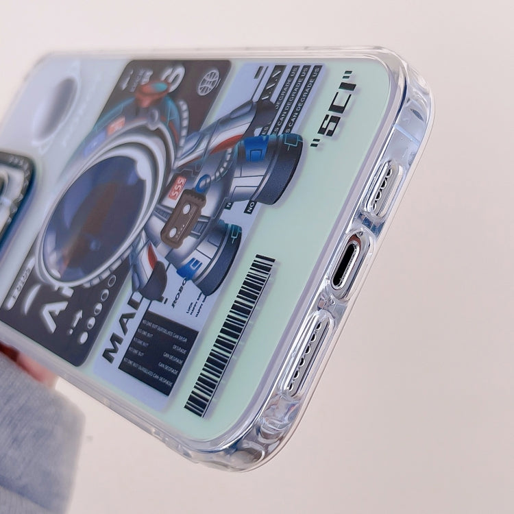 Mechanical Astronaut Pattern TPU Phone Case