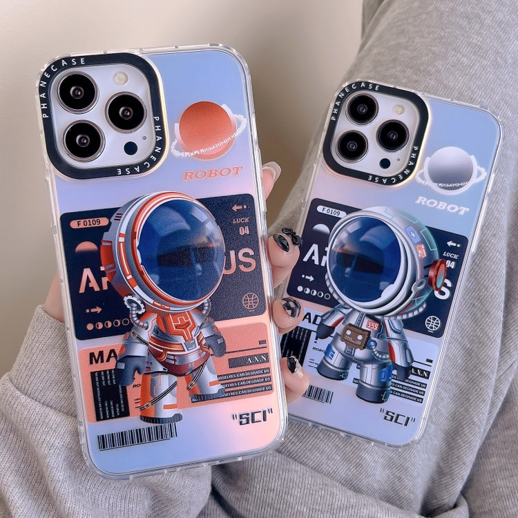 Mechanical Astronaut Pattern TPU Phone Case