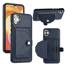 Load image into Gallery viewer, Shockproof Leather Phone Case with Card Holder, For Samsung Galaxy A04E / F04 / M04, For Samsung Galaxy A14 4G / A14 5G, For Samsung Galaxy A34 5G, For Samsung Galaxy A54 5G, For Samsung Galaxy S23 Ultra, For Samsung Galaxy S23, For Samsung Galaxy A04 ...