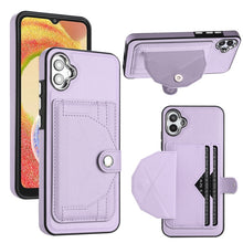 Load image into Gallery viewer, Shockproof Leather Phone Case with Card Holder, For Samsung Galaxy A04E / F04 / M04, For Samsung Galaxy A14 4G / A14 5G, For Samsung Galaxy A34 5G, For Samsung Galaxy A54 5G, For Samsung Galaxy S23 Ultra, For Samsung Galaxy S23, For Samsung Galaxy A04 ...