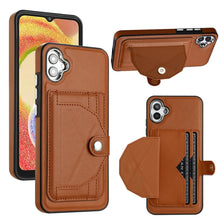 Load image into Gallery viewer, Shockproof Leather Phone Case with Card Holder, For Samsung Galaxy A04E / F04 / M04, For Samsung Galaxy A14 4G / A14 5G, For Samsung Galaxy A34 5G, For Samsung Galaxy A54 5G, For Samsung Galaxy S23 Ultra, For Samsung Galaxy S23, For Samsung Galaxy A04 ...