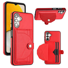 Load image into Gallery viewer, Shockproof Leather Phone Case with Card Holder, For Samsung Galaxy A04E / F04 / M04, For Samsung Galaxy A14 4G / A14 5G, For Samsung Galaxy A34 5G, For Samsung Galaxy A54 5G, For Samsung Galaxy S23 Ultra, For Samsung Galaxy S23, For Samsung Galaxy A04 ...