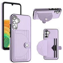 Load image into Gallery viewer, Shockproof Leather Phone Case with Card Holder, For Samsung Galaxy A04E / F04 / M04, For Samsung Galaxy A14 4G / A14 5G, For Samsung Galaxy A34 5G, For Samsung Galaxy A54 5G, For Samsung Galaxy S23 Ultra, For Samsung Galaxy S23, For Samsung Galaxy A04 ...