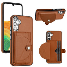Load image into Gallery viewer, Shockproof Leather Phone Case with Card Holder, For Samsung Galaxy A04E / F04 / M04, For Samsung Galaxy A14 4G / A14 5G, For Samsung Galaxy A34 5G, For Samsung Galaxy A54 5G, For Samsung Galaxy S23 Ultra, For Samsung Galaxy S23, For Samsung Galaxy A04 ...