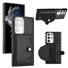 Load image into Gallery viewer, Shockproof Leather Phone Case with Card Holder, For Samsung Galaxy A04E / F04 / M04, For Samsung Galaxy A14 4G / A14 5G, For Samsung Galaxy A34 5G, For Samsung Galaxy A54 5G, For Samsung Galaxy S23 Ultra, For Samsung Galaxy S23, For Samsung Galaxy A04 ...