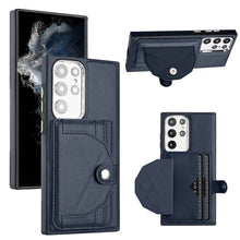 Load image into Gallery viewer, Shockproof Leather Phone Case with Card Holder, For Samsung Galaxy A04E / F04 / M04, For Samsung Galaxy A14 4G / A14 5G, For Samsung Galaxy A34 5G, For Samsung Galaxy A54 5G, For Samsung Galaxy S23 Ultra, For Samsung Galaxy S23, For Samsung Galaxy A04 ...