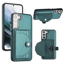 Load image into Gallery viewer, Shockproof Leather Phone Case with Card Holder, For Samsung Galaxy A04E / F04 / M04, For Samsung Galaxy A14 4G / A14 5G, For Samsung Galaxy A34 5G, For Samsung Galaxy A54 5G, For Samsung Galaxy S23 Ultra, For Samsung Galaxy S23, For Samsung Galaxy A04 ...