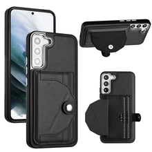 Load image into Gallery viewer, Shockproof Leather Phone Case with Card Holder, For Samsung Galaxy A04E / F04 / M04, For Samsung Galaxy A14 4G / A14 5G, For Samsung Galaxy A34 5G, For Samsung Galaxy A54 5G, For Samsung Galaxy S23 Ultra, For Samsung Galaxy S23, For Samsung Galaxy A04 ...