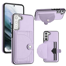 Load image into Gallery viewer, Shockproof Leather Phone Case with Card Holder, For Samsung Galaxy A04E / F04 / M04, For Samsung Galaxy A14 4G / A14 5G, For Samsung Galaxy A34 5G, For Samsung Galaxy A54 5G, For Samsung Galaxy S23 Ultra, For Samsung Galaxy S23, For Samsung Galaxy A04 ...