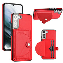 Load image into Gallery viewer, Shockproof Leather Phone Case with Card Holder, For Samsung Galaxy A04E / F04 / M04, For Samsung Galaxy A14 4G / A14 5G, For Samsung Galaxy A34 5G, For Samsung Galaxy A54 5G, For Samsung Galaxy S23 Ultra, For Samsung Galaxy S23, For Samsung Galaxy A04 ...