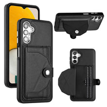 Load image into Gallery viewer, Shockproof Leather Phone Case with Card Holder, For Samsung Galaxy A04E / F04 / M04, For Samsung Galaxy A14 4G / A14 5G, For Samsung Galaxy A34 5G, For Samsung Galaxy A54 5G, For Samsung Galaxy S23 Ultra, For Samsung Galaxy S23, For Samsung Galaxy A04 ...