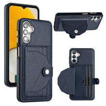 Load image into Gallery viewer, Shockproof Leather Phone Case with Card Holder, For Samsung Galaxy A04E / F04 / M04, For Samsung Galaxy A14 4G / A14 5G, For Samsung Galaxy A34 5G, For Samsung Galaxy A54 5G, For Samsung Galaxy S23 Ultra, For Samsung Galaxy S23, For Samsung Galaxy A04 ...