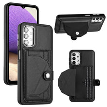 Load image into Gallery viewer, Shockproof Leather Phone Case with Card Holder, For Samsung Galaxy A04E / F04 / M04, For Samsung Galaxy A34 5G, For Samsung Galaxy A54 5G, For Samsung Galaxy S23 Ultra, For Samsung Galaxy S23, For Samsung Galaxy A04 4G                                  ...