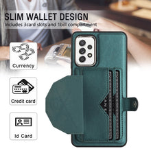 Load image into Gallery viewer, Shockproof Leather Phone Case with Card Holder, For Samsung Galaxy A53 5G, For Samsung Galaxy A73 5G, For Samsung Galaxy A33 5G, For Samsung Galaxy A13 4G, For Samsung Galaxy S22 Ultra 5G, For Samsung Galaxy S22+ 5G, For Samsung Galaxy S22 5G          ...