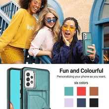 Load image into Gallery viewer, Shockproof Leather Phone Case with Card Holder, For Samsung Galaxy A53 5G, For Samsung Galaxy A73 5G, For Samsung Galaxy A33 5G, For Samsung Galaxy A13 4G, For Samsung Galaxy S22 Ultra 5G, For Samsung Galaxy S22+ 5G, For Samsung Galaxy S22 5G          ...