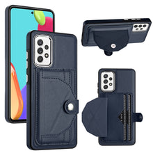 Load image into Gallery viewer, Shockproof Leather Phone Case with Card Holder, For Samsung Galaxy A53 5G, For Samsung Galaxy A73 5G, For Samsung Galaxy A33 5G, For Samsung Galaxy A13 4G, For Samsung Galaxy S22 Ultra 5G, For Samsung Galaxy S22+ 5G, For Samsung Galaxy S22 5G          ...