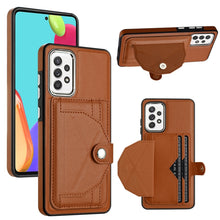 Load image into Gallery viewer, Shockproof Leather Phone Case with Card Holder, For Samsung Galaxy A53 5G, For Samsung Galaxy A73 5G, For Samsung Galaxy A33 5G, For Samsung Galaxy A13 4G, For Samsung Galaxy S22 Ultra 5G, For Samsung Galaxy S22+ 5G, For Samsung Galaxy S22 5G          ...