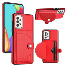 Load image into Gallery viewer, Shockproof Leather Phone Case with Card Holder, For Samsung Galaxy A53 5G, For Samsung Galaxy A73 5G, For Samsung Galaxy A33 5G, For Samsung Galaxy A13 4G, For Samsung Galaxy S22 Ultra 5G, For Samsung Galaxy S22+ 5G, For Samsung Galaxy S22 5G          ...