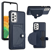 Load image into Gallery viewer, Shockproof Leather Phone Case with Card Holder, For Samsung Galaxy A53 5G, For Samsung Galaxy A73 5G, For Samsung Galaxy A33 5G, For Samsung Galaxy A13 4G, For Samsung Galaxy S22 Ultra 5G, For Samsung Galaxy S22+ 5G, For Samsung Galaxy S22 5G          ...