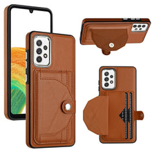 Load image into Gallery viewer, Shockproof Leather Phone Case with Card Holder, For Samsung Galaxy A53 5G, For Samsung Galaxy A73 5G, For Samsung Galaxy A33 5G, For Samsung Galaxy A13 4G, For Samsung Galaxy S22 Ultra 5G, For Samsung Galaxy S22+ 5G, For Samsung Galaxy S22 5G          ...