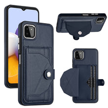 Load image into Gallery viewer, Shockproof Leather Phone Case with Card Holder, For Samsung Galaxy A53 5G, For Samsung Galaxy A73 5G, For Samsung Galaxy A33 5G, For Samsung Galaxy A13 4G, For Samsung Galaxy S22 Ultra 5G, For Samsung Galaxy S22+ 5G, For Samsung Galaxy S22 5G          ...