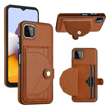 Load image into Gallery viewer, Shockproof Leather Phone Case with Card Holder, For Samsung Galaxy A53 5G, For Samsung Galaxy A73 5G, For Samsung Galaxy A33 5G, For Samsung Galaxy A13 4G, For Samsung Galaxy S22 Ultra 5G, For Samsung Galaxy S22+ 5G, For Samsung Galaxy S22 5G          ...