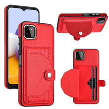 Load image into Gallery viewer, Shockproof Leather Phone Case with Card Holder, For Samsung Galaxy A53 5G, For Samsung Galaxy A73 5G, For Samsung Galaxy A33 5G, For Samsung Galaxy A13 4G, For Samsung Galaxy S22 Ultra 5G, For Samsung Galaxy S22+ 5G, For Samsung Galaxy S22 5G          ...