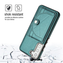Load image into Gallery viewer, Shockproof Leather Phone Case with Card Holder, For Samsung Galaxy S21 FE 5G, For Samsung Galaxy A32 4G, For Samsung Galaxy A72 4G / A72 5G, For Samsung Galaxy A52 4G / A52 5G, For Samsung Galaxy A12 4G / M12, For Samsung Galaxy A32 5G