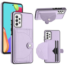 Load image into Gallery viewer, Shockproof Leather Phone Case with Card Holder, For Samsung Galaxy S21 FE 5G, For Samsung Galaxy A32 4G, For Samsung Galaxy A72 4G / A72 5G, For Samsung Galaxy A52 4G / A52 5G, For Samsung Galaxy A12 4G / M12, For Samsung Galaxy A32 5G