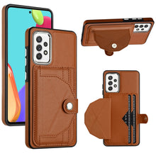 Load image into Gallery viewer, Shockproof Leather Phone Case with Card Holder, For Samsung Galaxy S21 FE 5G, For Samsung Galaxy A32 4G, For Samsung Galaxy A72 4G / A72 5G, For Samsung Galaxy A52 4G / A52 5G, For Samsung Galaxy A12 4G / M12, For Samsung Galaxy A32 5G
