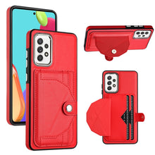 Load image into Gallery viewer, Shockproof Leather Phone Case with Card Holder, For Samsung Galaxy S21 FE 5G, For Samsung Galaxy A32 4G, For Samsung Galaxy A72 4G / A72 5G, For Samsung Galaxy A52 4G / A52 5G, For Samsung Galaxy A12 4G / M12, For Samsung Galaxy A32 5G
