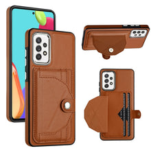 Load image into Gallery viewer, Shockproof Leather Phone Case with Card Holder, For Samsung Galaxy S21 FE 5G, For Samsung Galaxy A32 4G, For Samsung Galaxy A72 4G / A72 5G, For Samsung Galaxy A52 4G / A52 5G, For Samsung Galaxy A12 4G / M12, For Samsung Galaxy A32 5G