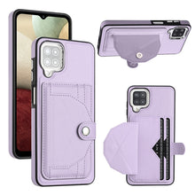 Load image into Gallery viewer, Shockproof Leather Phone Case with Card Holder, For Samsung Galaxy S21 FE 5G, For Samsung Galaxy A32 4G, For Samsung Galaxy A72 4G / A72 5G, For Samsung Galaxy A52 4G / A52 5G, For Samsung Galaxy A12 4G / M12, For Samsung Galaxy A32 5G